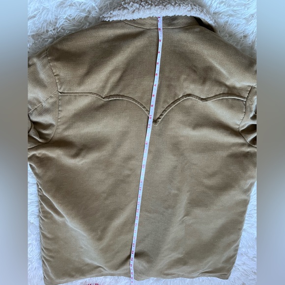 RARE Lee Storm Rider Vintage 1970s Full Length Sherpa Corduroy Rancher Coat - Picture 12 of 15